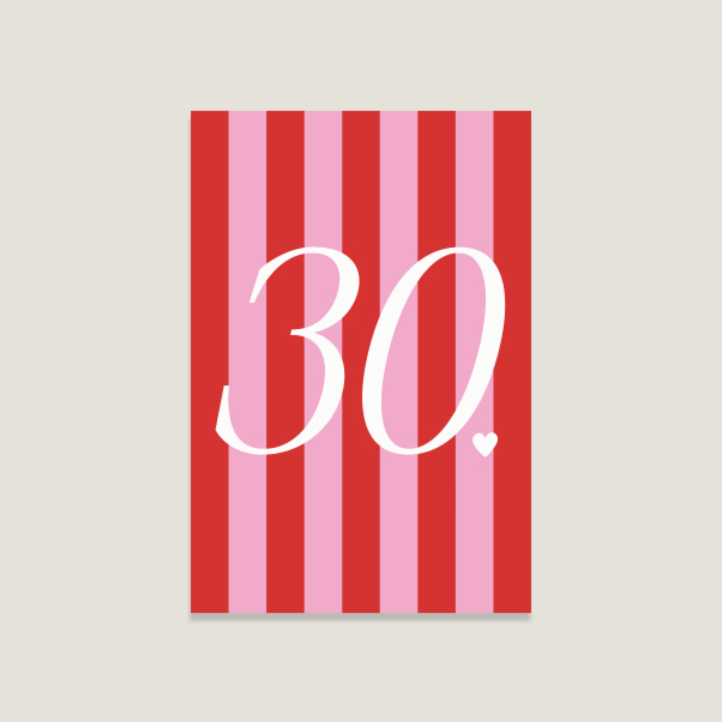 Postkarte '30'