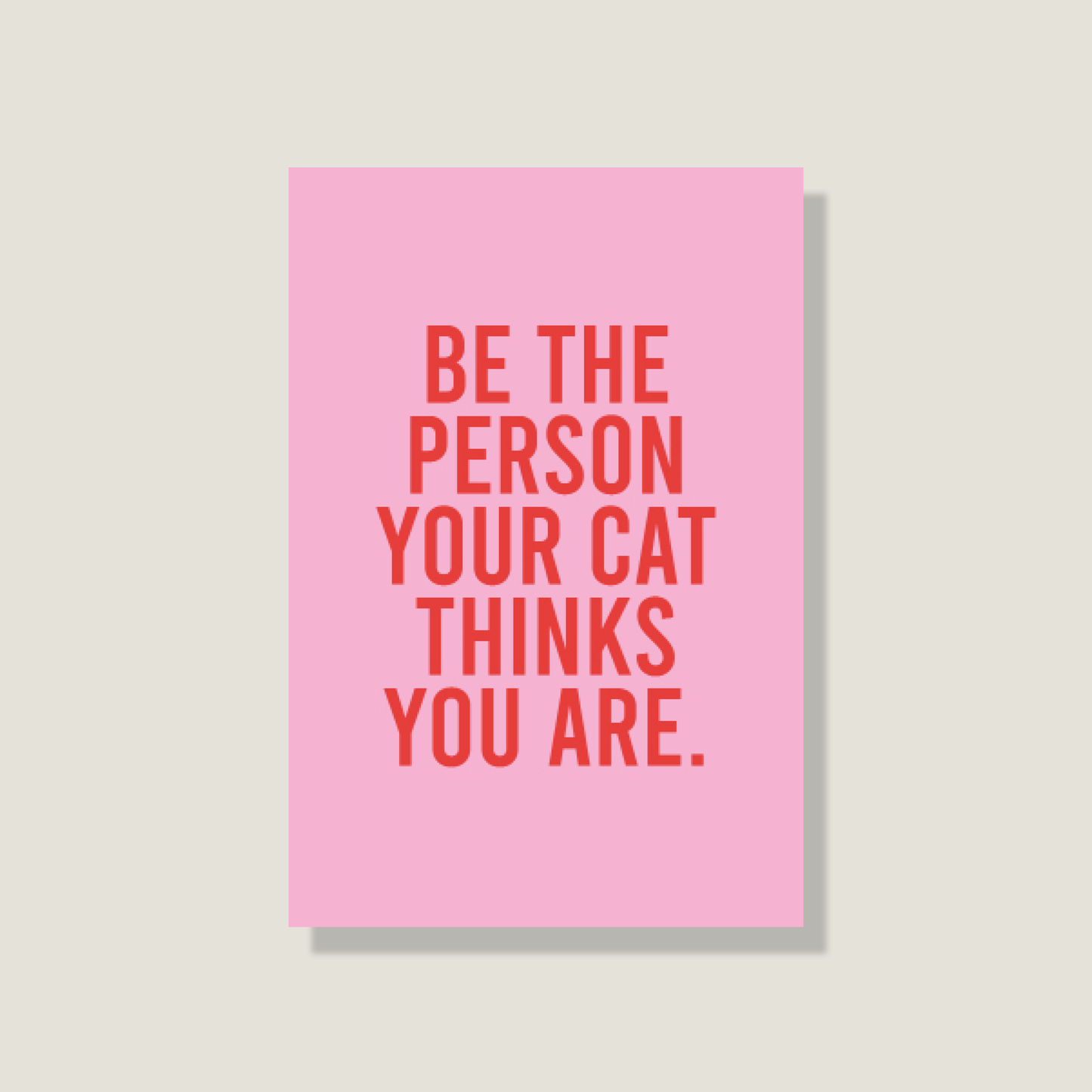 Postkarte 'Cat'