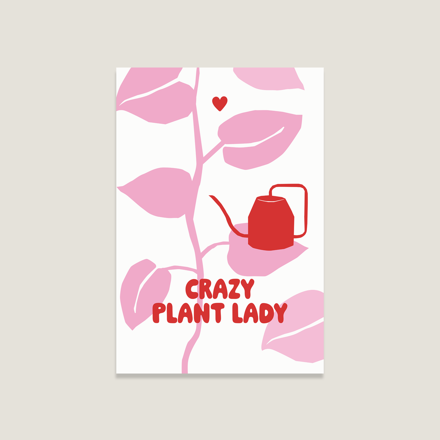 Postkarte 'Plant Lady'