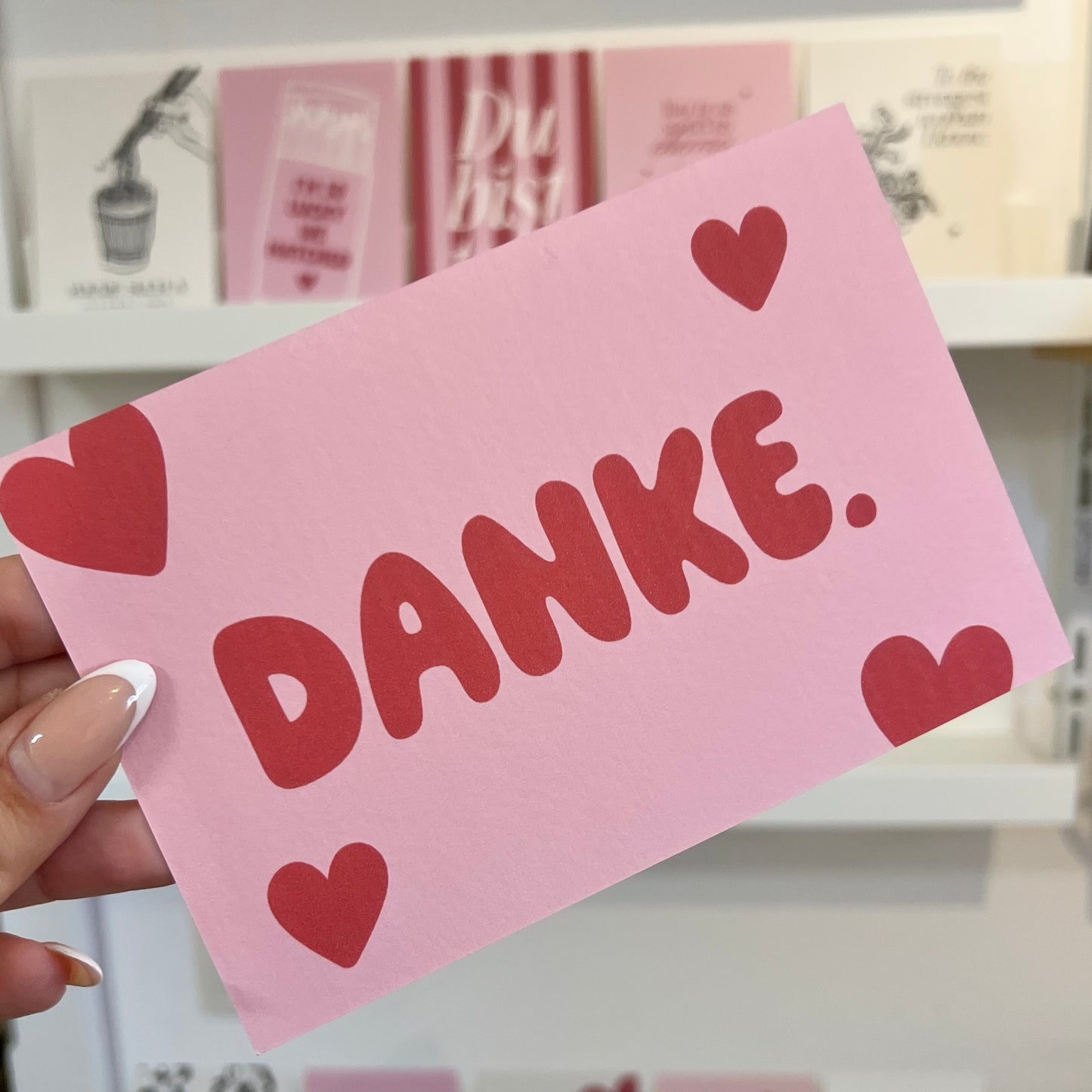 Postkarte 'Danke'