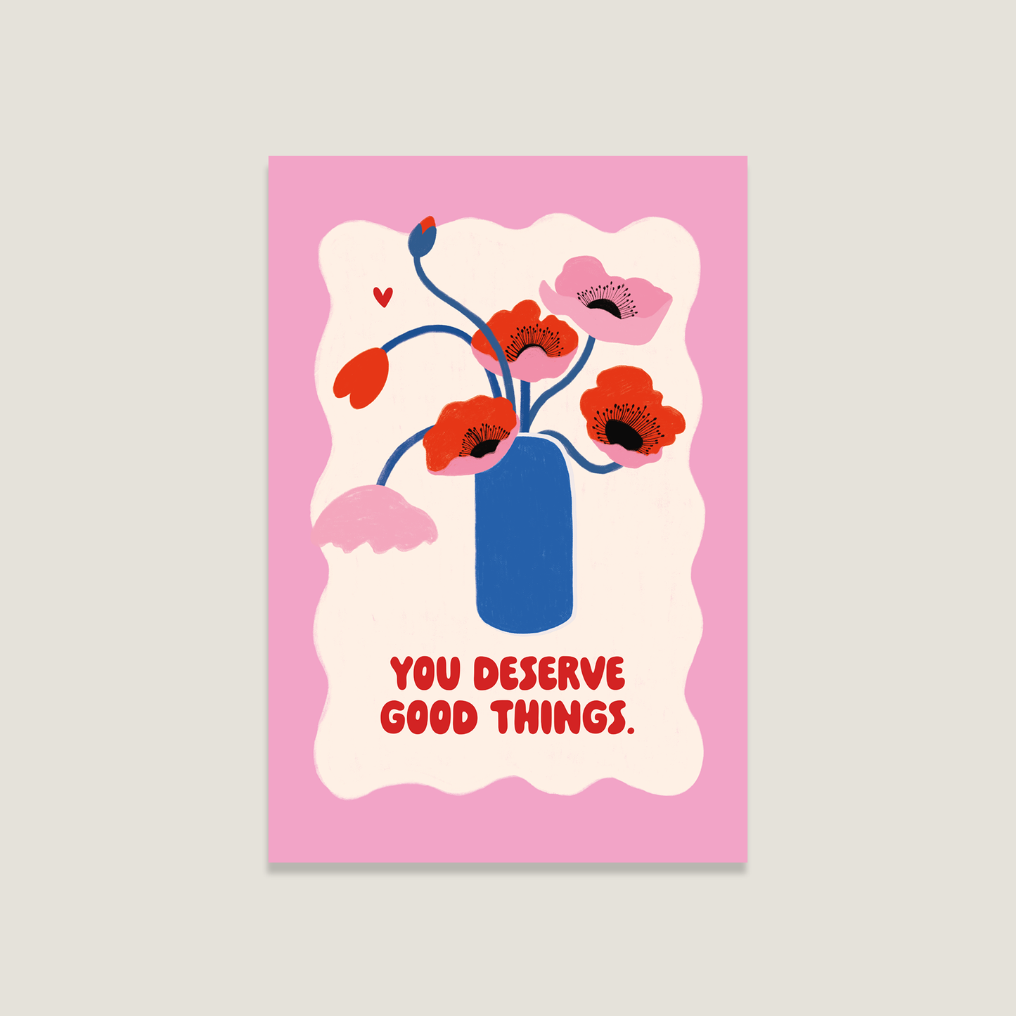 Postkarte 'Good things'