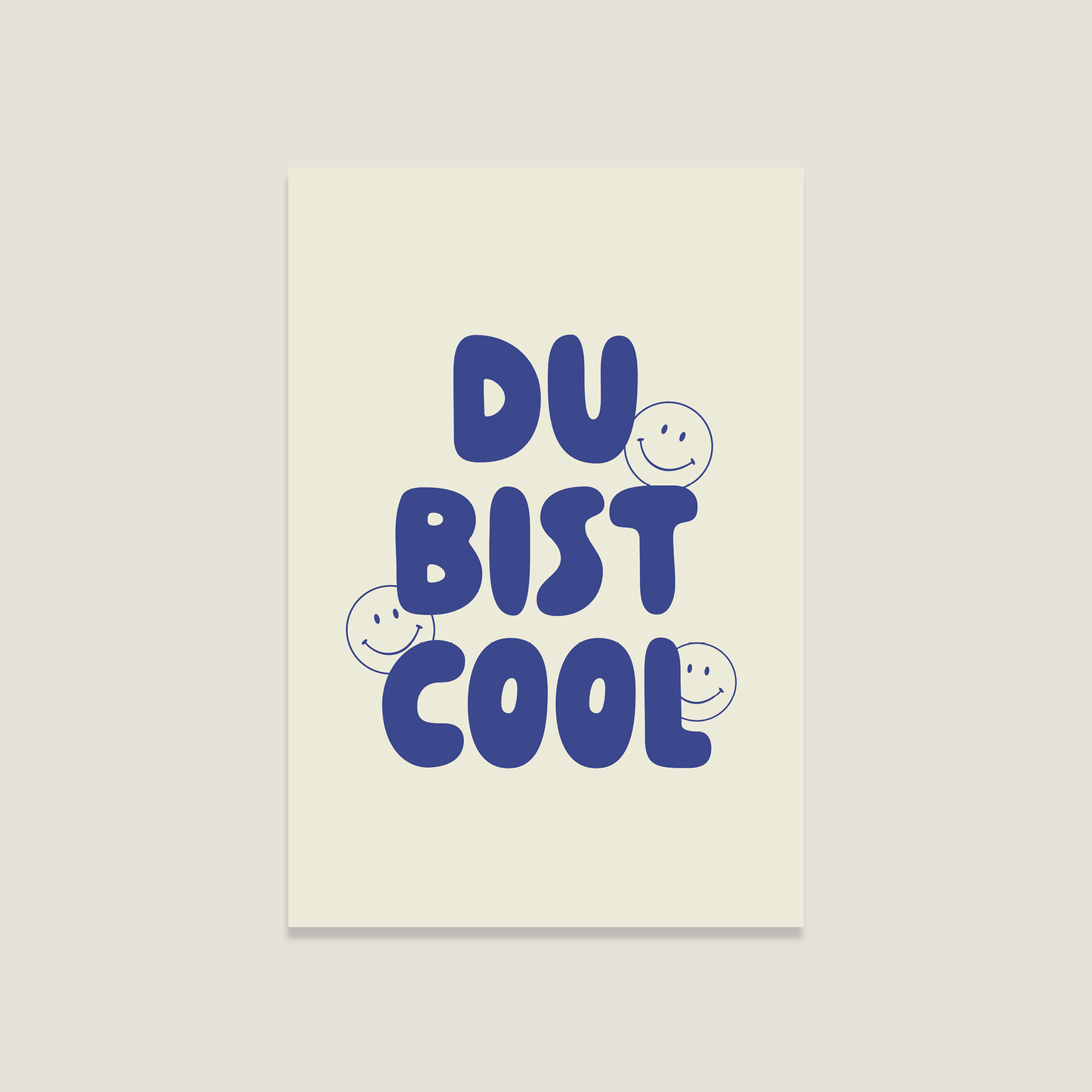 Postkarte 'Du bist cool'