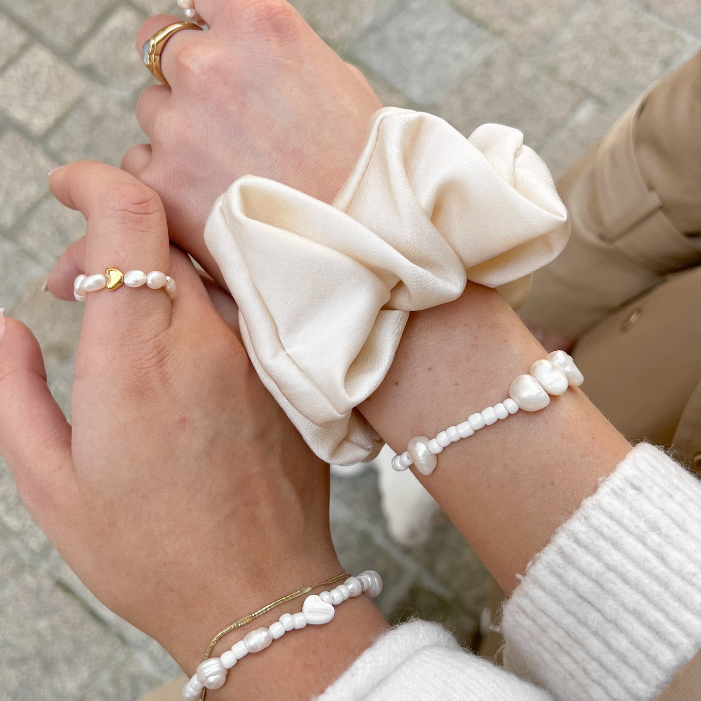 Scrunchie 'Creme'