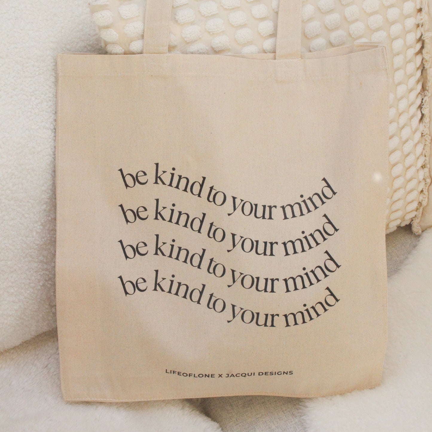 Baumwollbeutel 'Be kind'