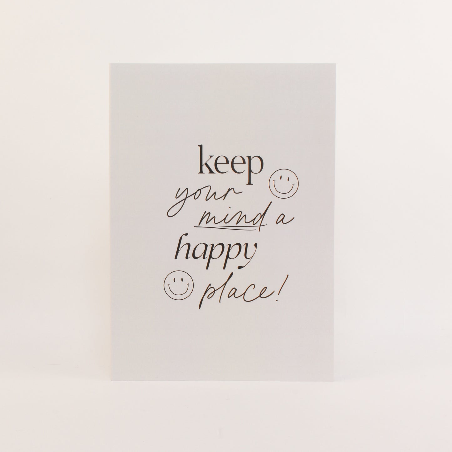 Notizbuch 'Happy place'