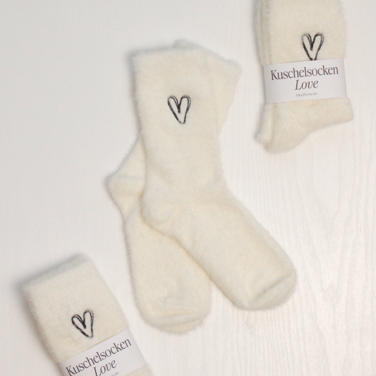 Kuschelsocken 'Love'