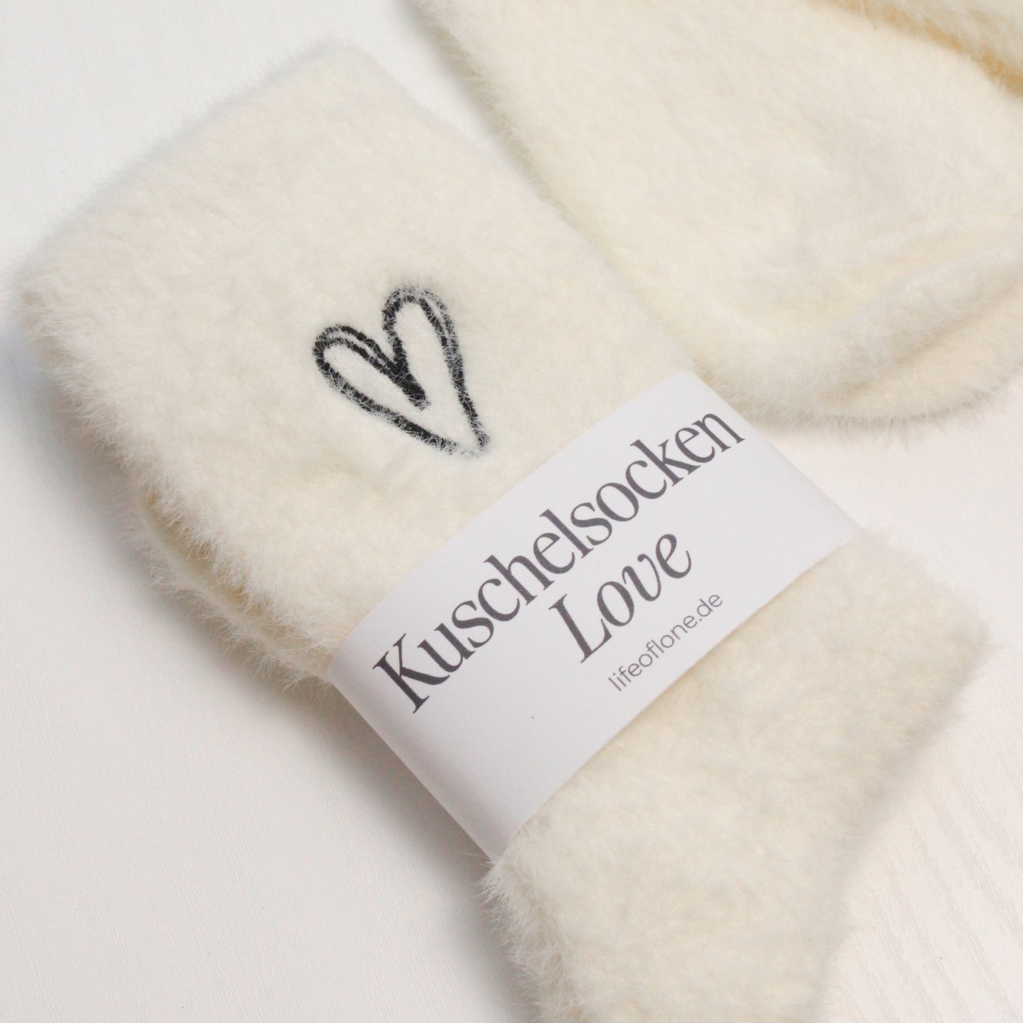 Kuschelsocken 'Love'