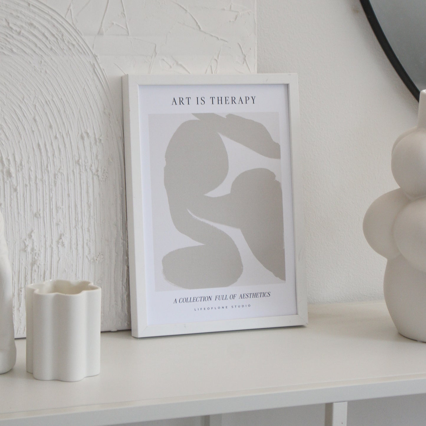 Poster 'Art is therapy'