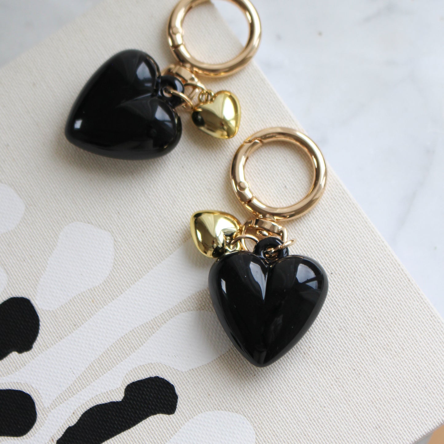 Anhänger 'Double heart'