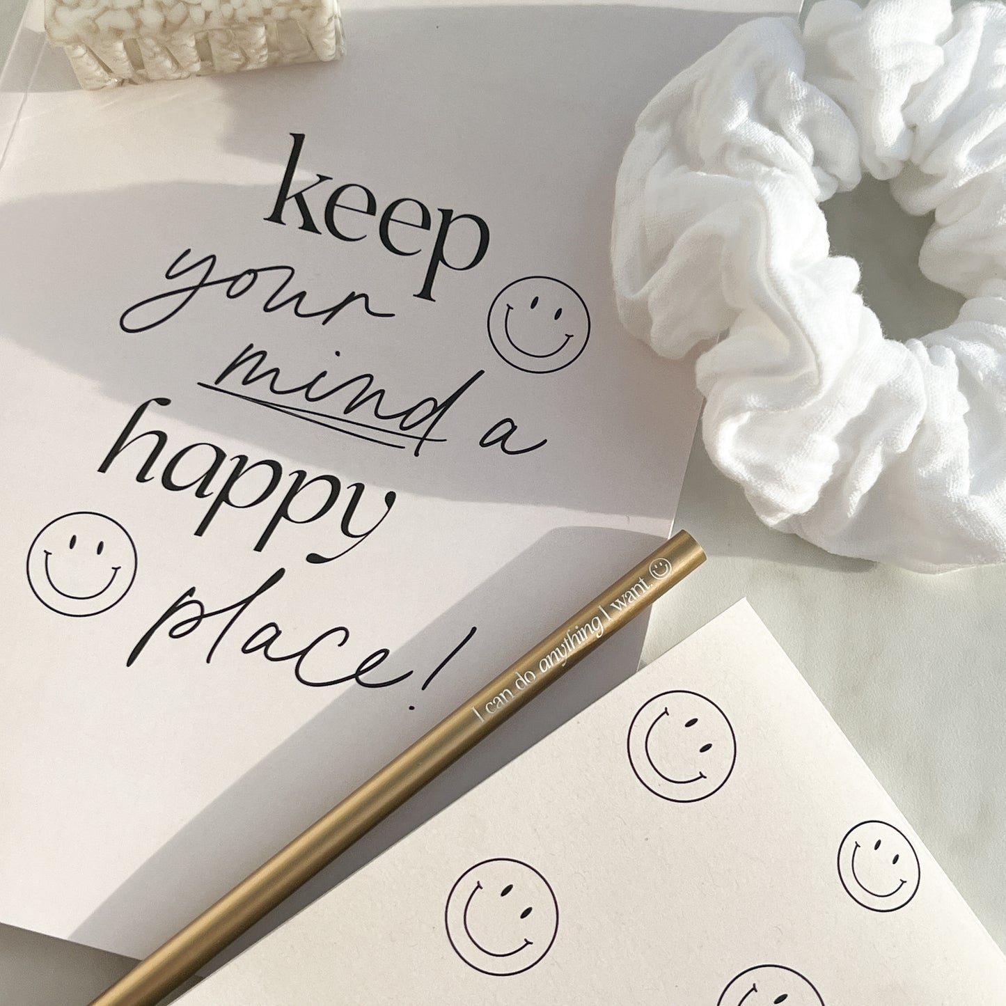 Notizbuch 'Happy place'