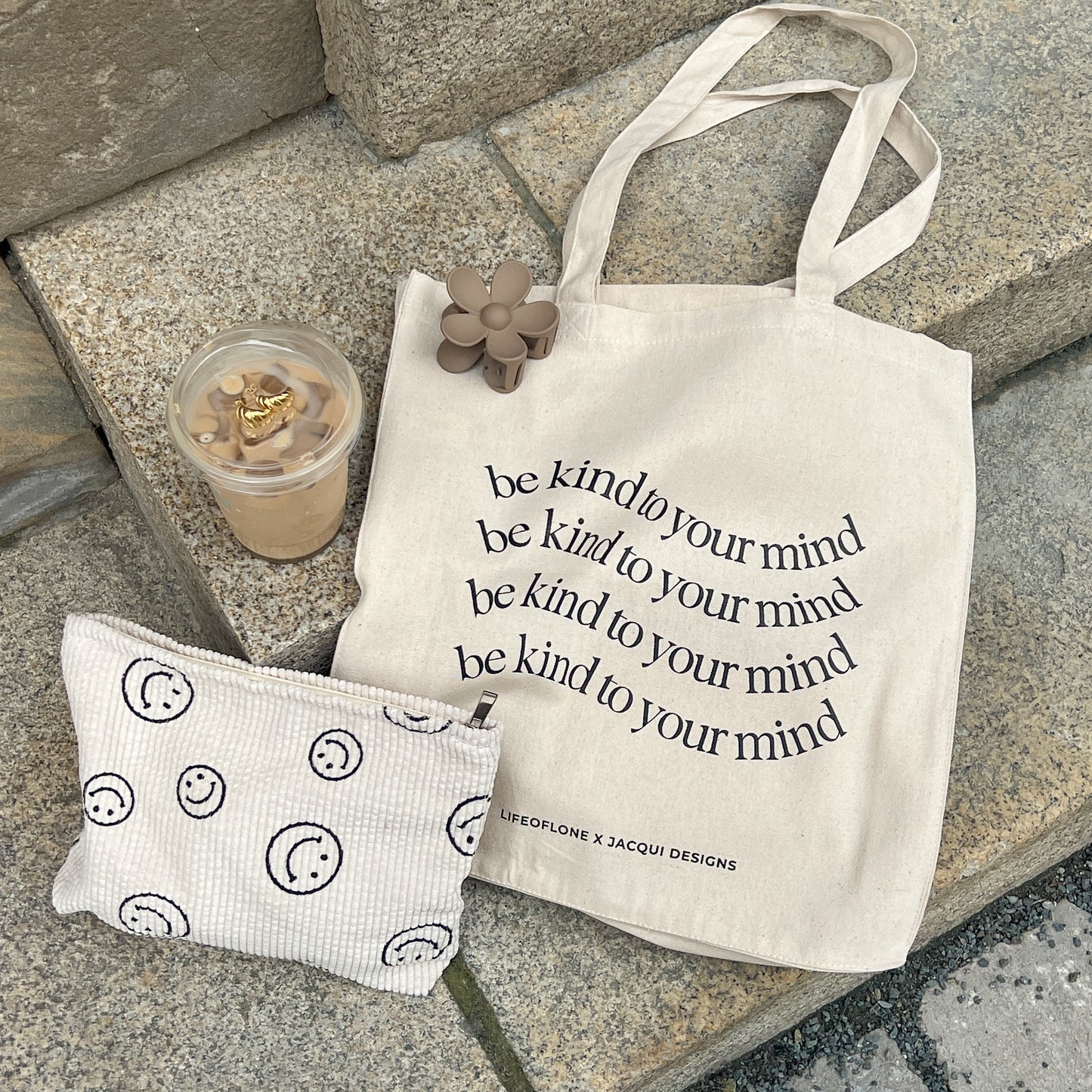 Baumwollbeutel 'Be kind'