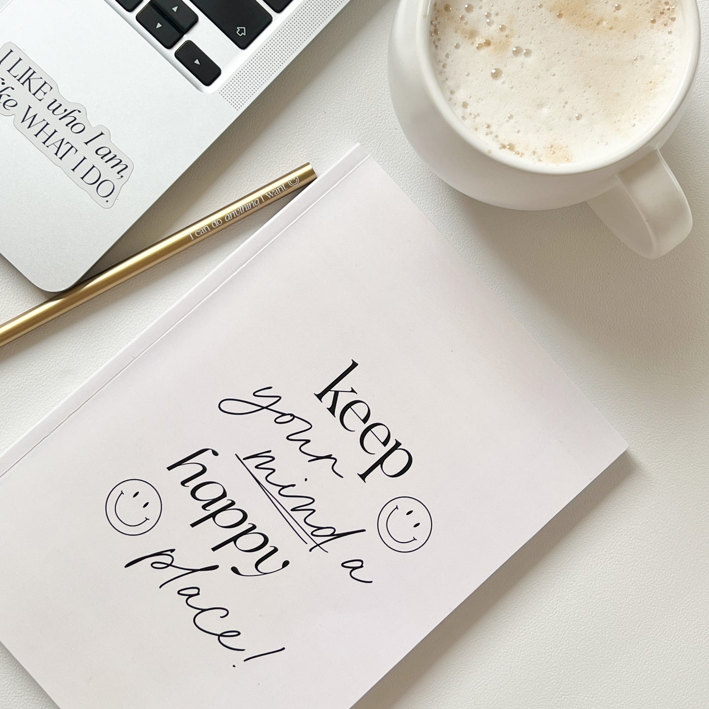 Notizbuch 'Happy place'