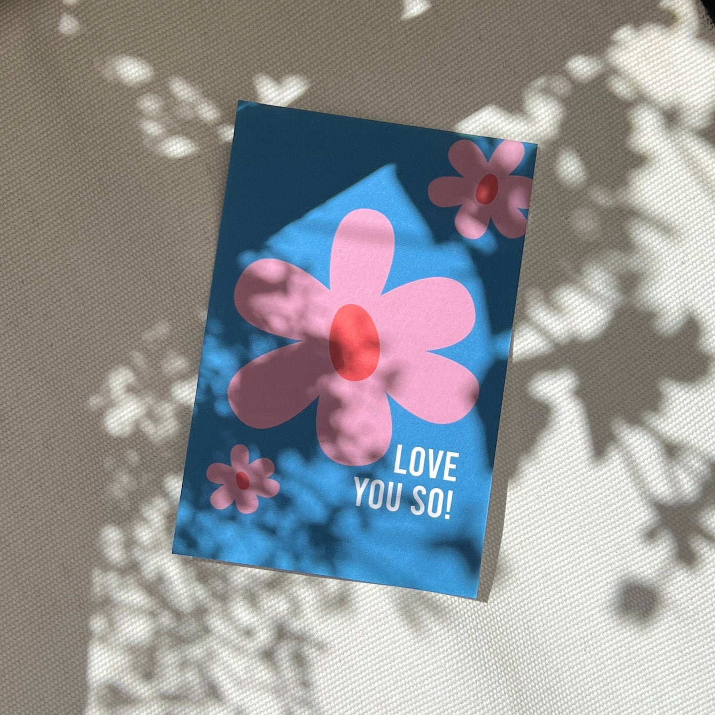 Postkarte 'Love you so'