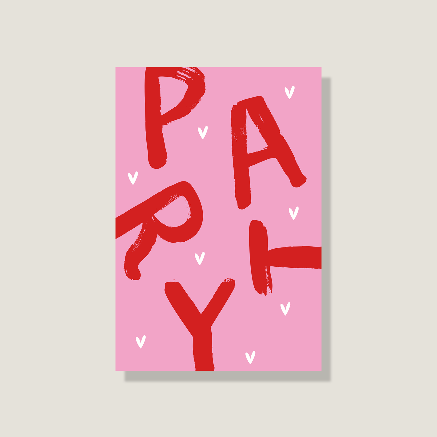 Postkarte 'Party'