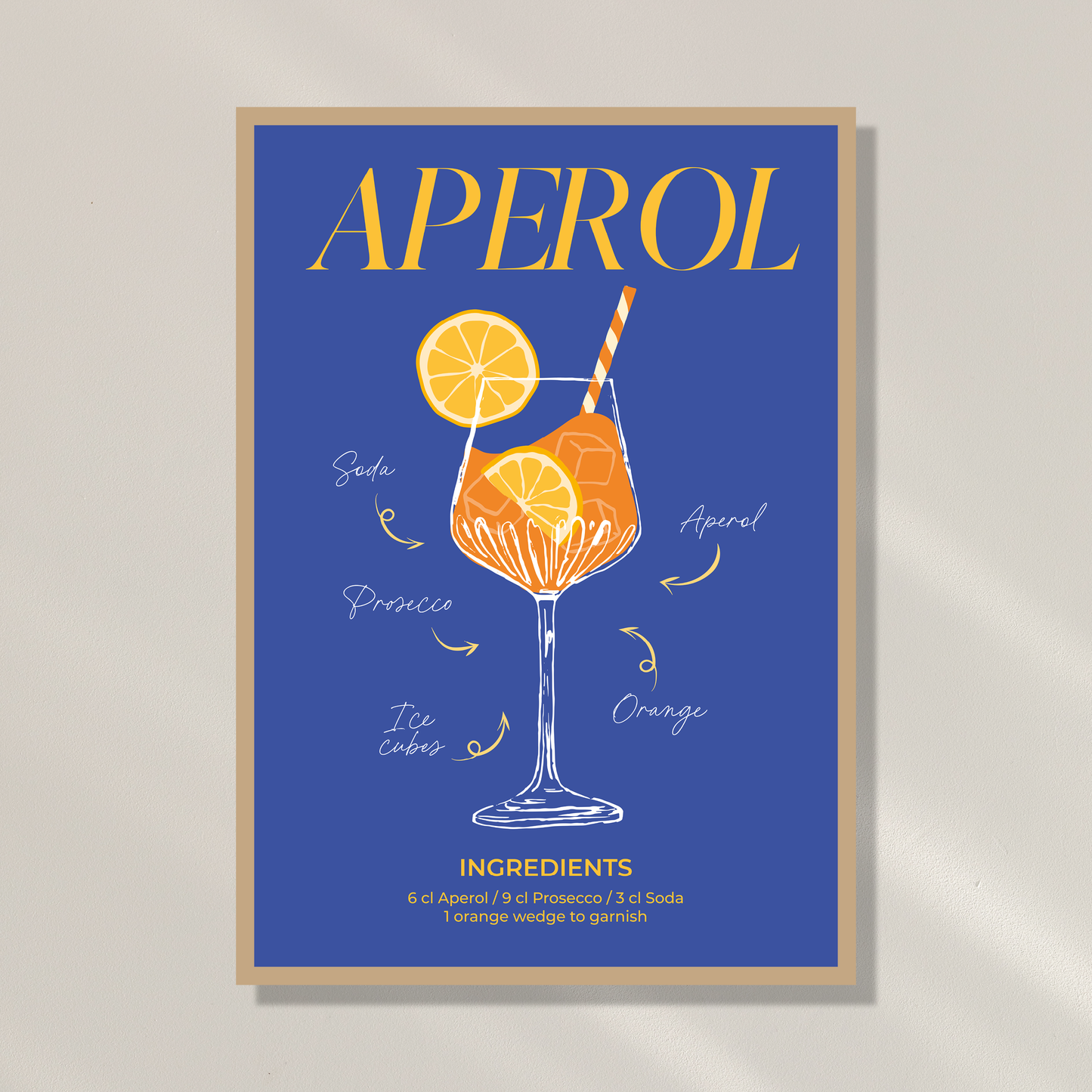 Poster 'Aperol Spritz'
