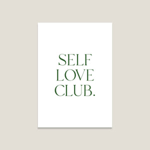 Postkarte 'Self Love Club'