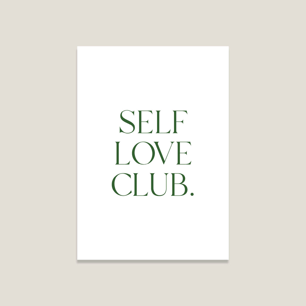 Postkarte 'Self Love Club'