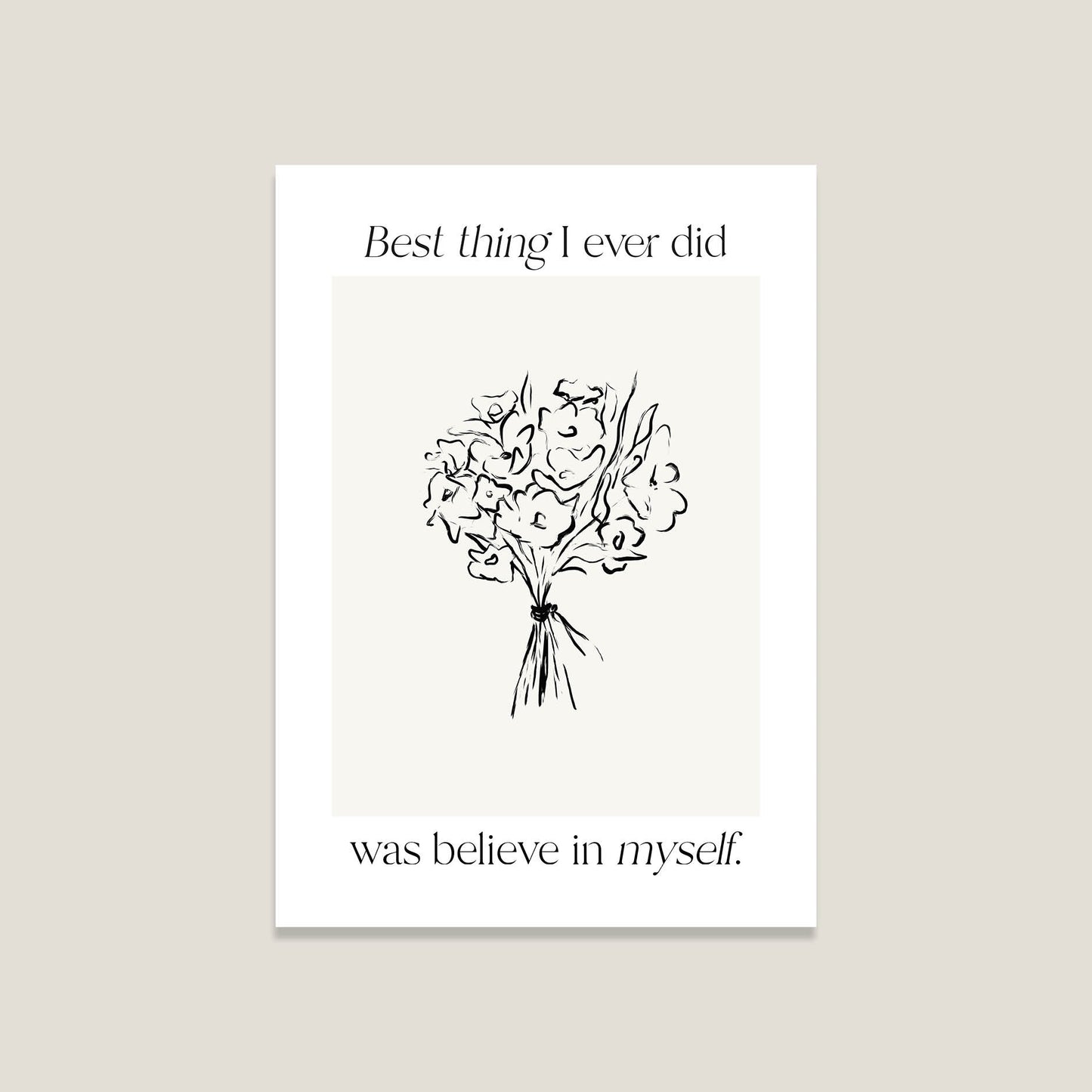 Postkarte 'Believe'