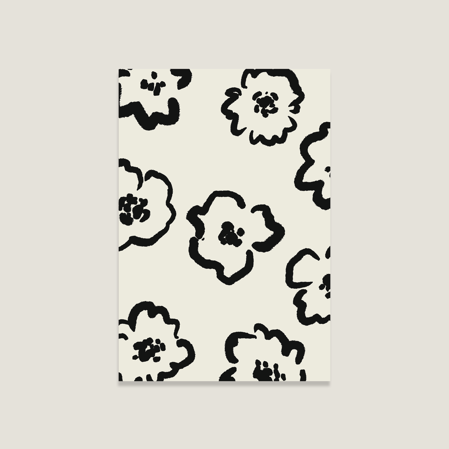 Postkarte 'Flowers'