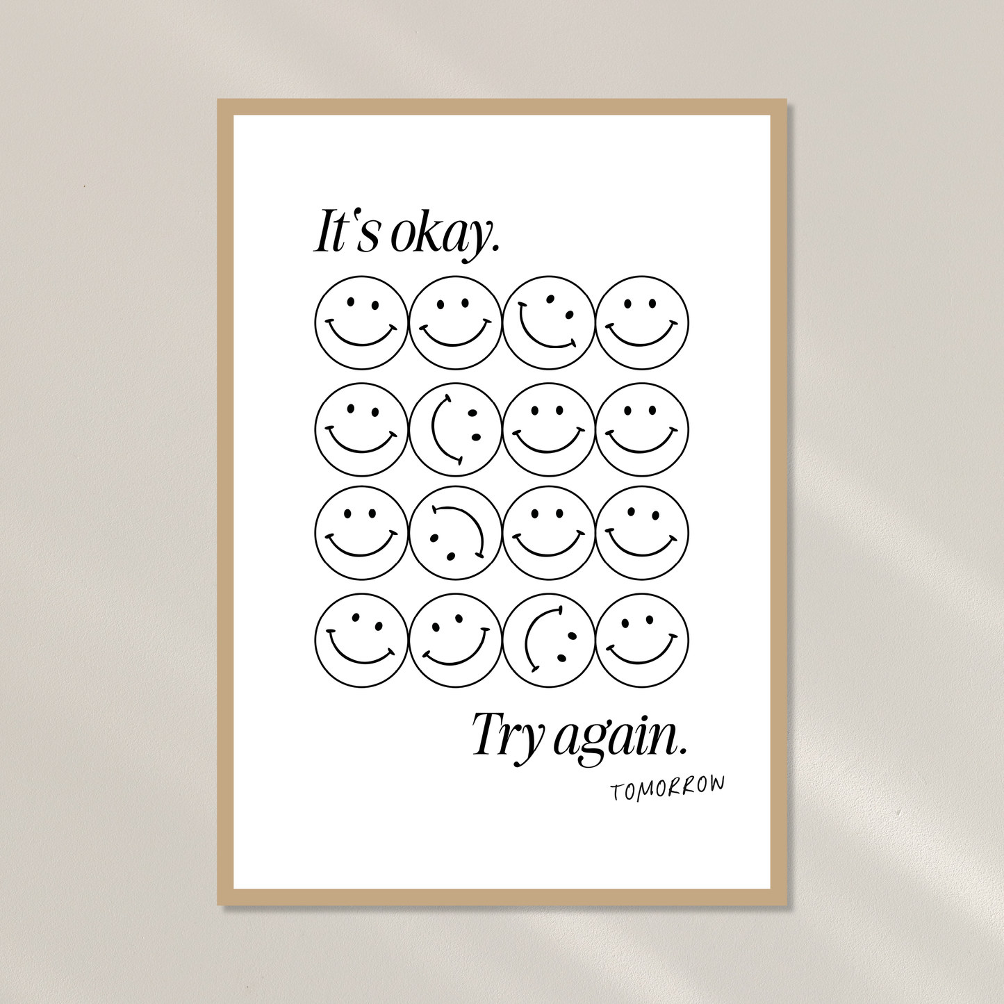 Poster 'It's okay'
