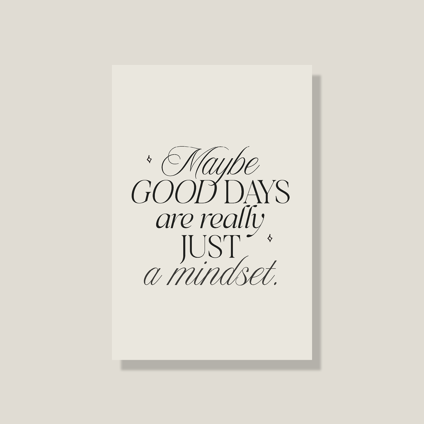 Postkarte 'Good days'