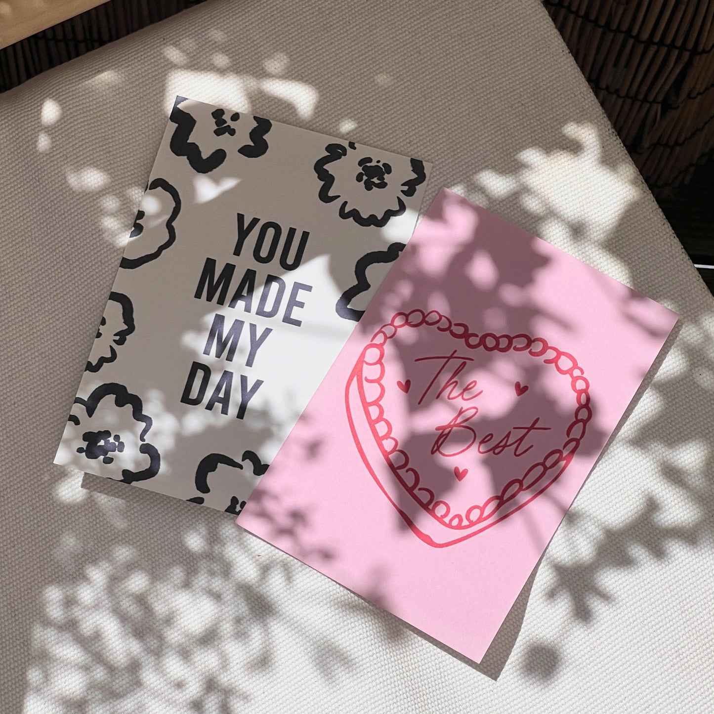 Postkarte 'You made my day'