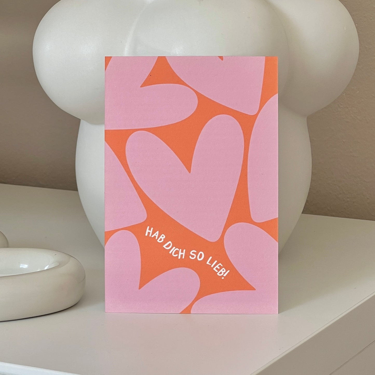 Postkarte 'So lieb'