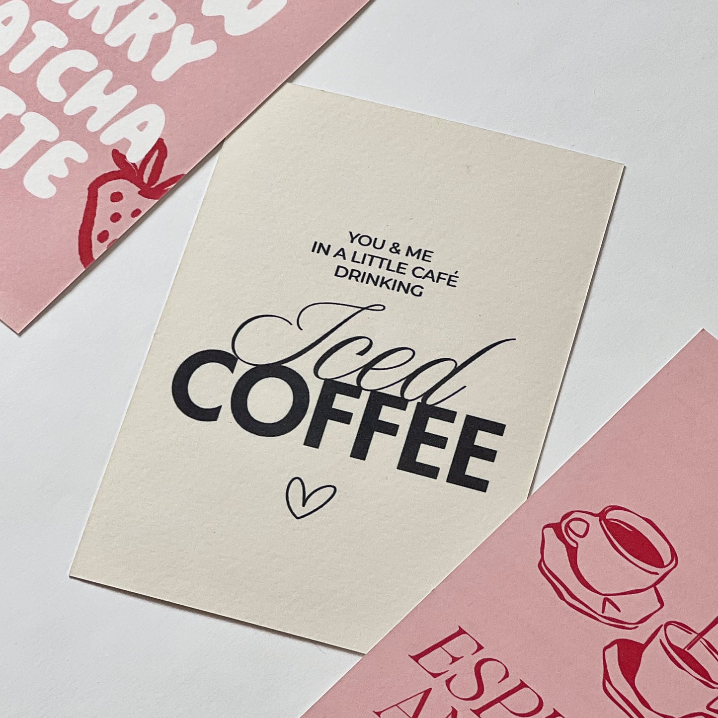 Postkarte 'Iced Coffee'