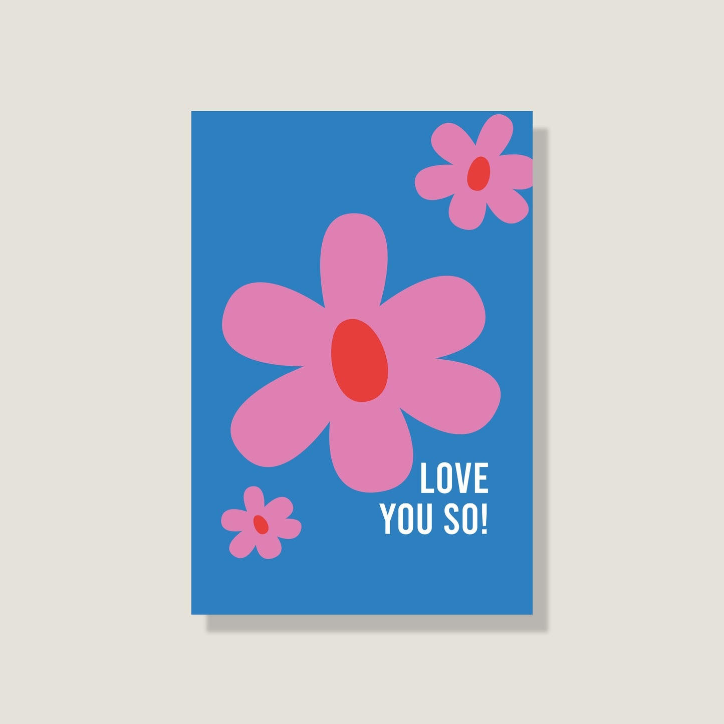 Postkarte 'Love you so'