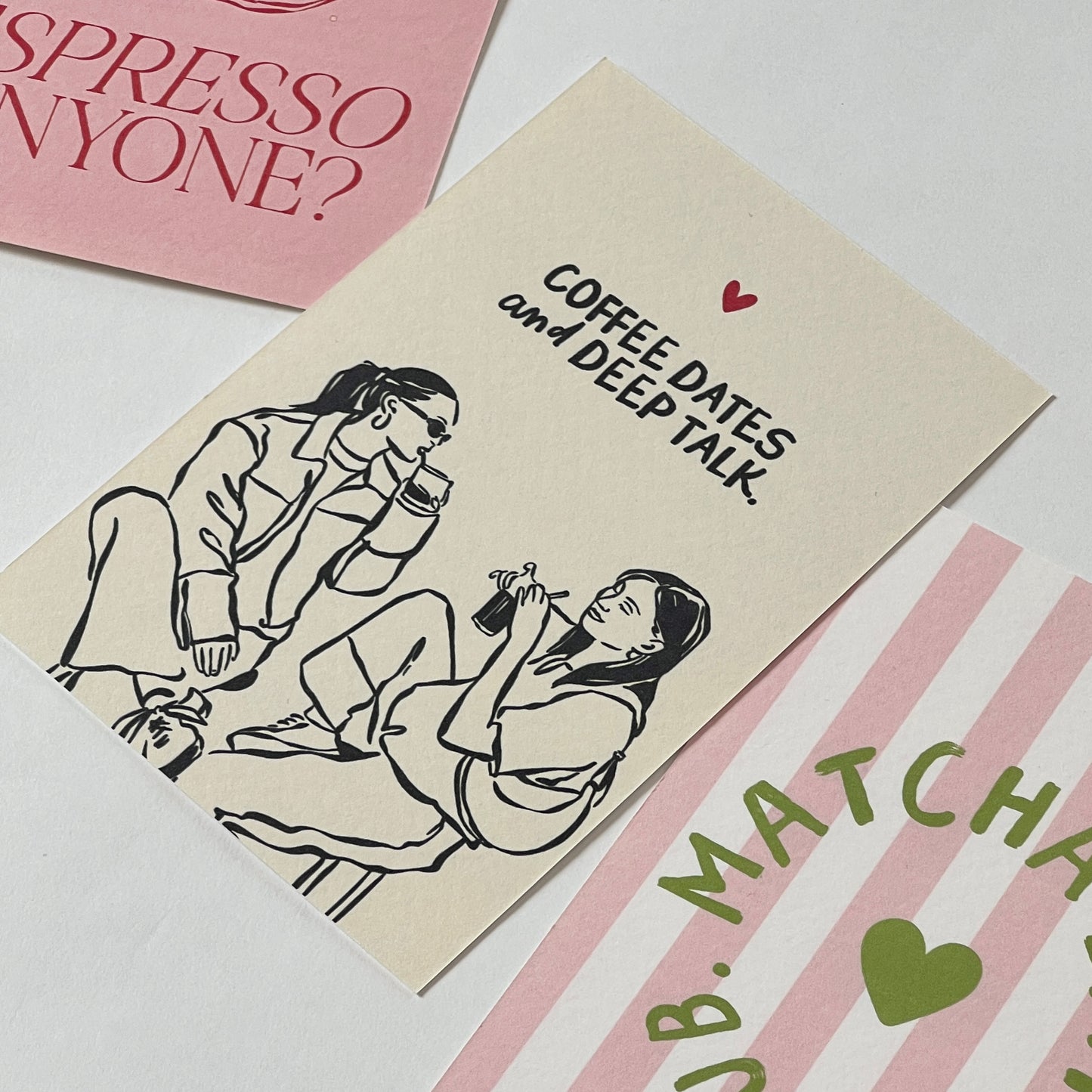 Postkarte 'Coffee dates'