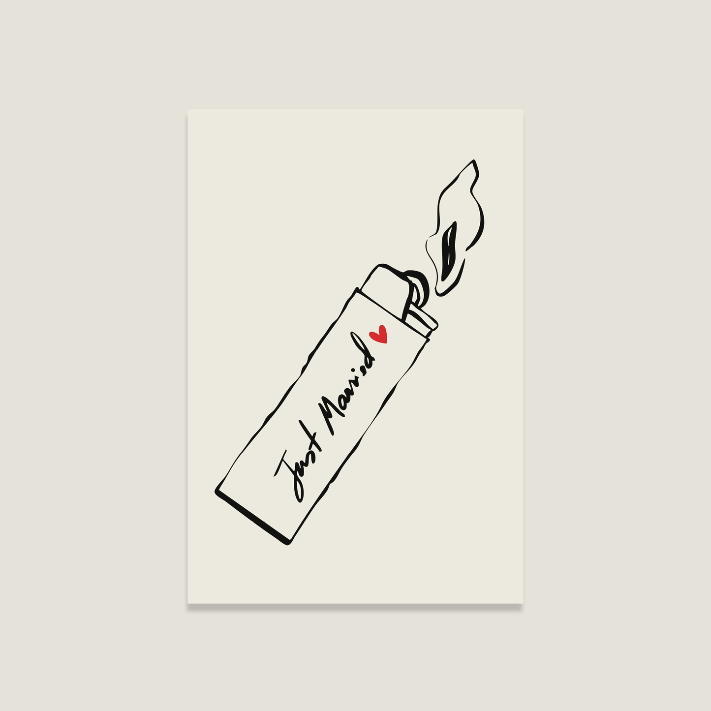 Postkarte 'Fire'