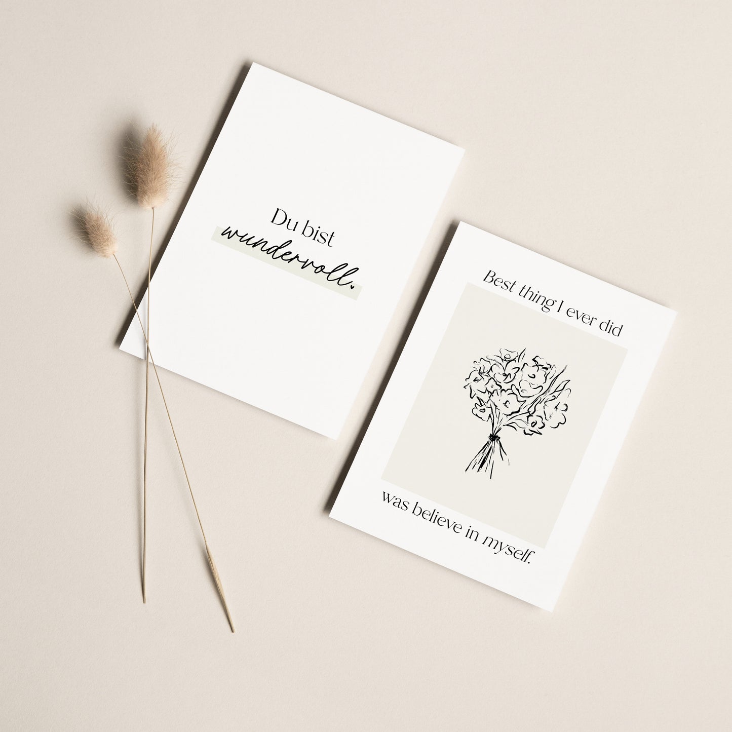 Postkarte 'Believe'