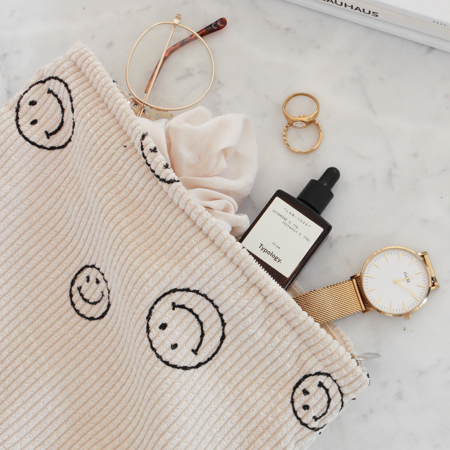 Kordtasche 'Smiley Bag'