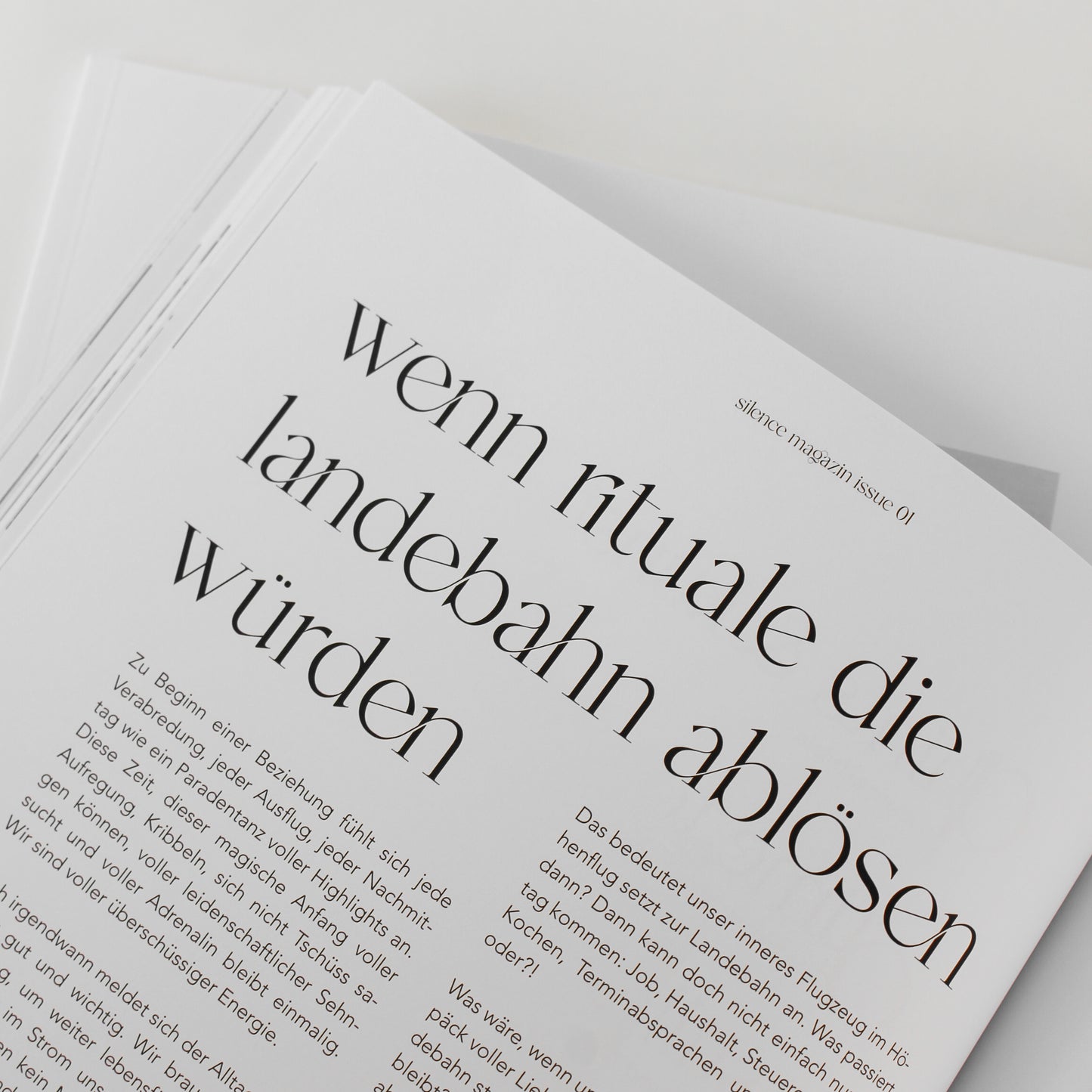 Coffee Table Book - Silence Magazin