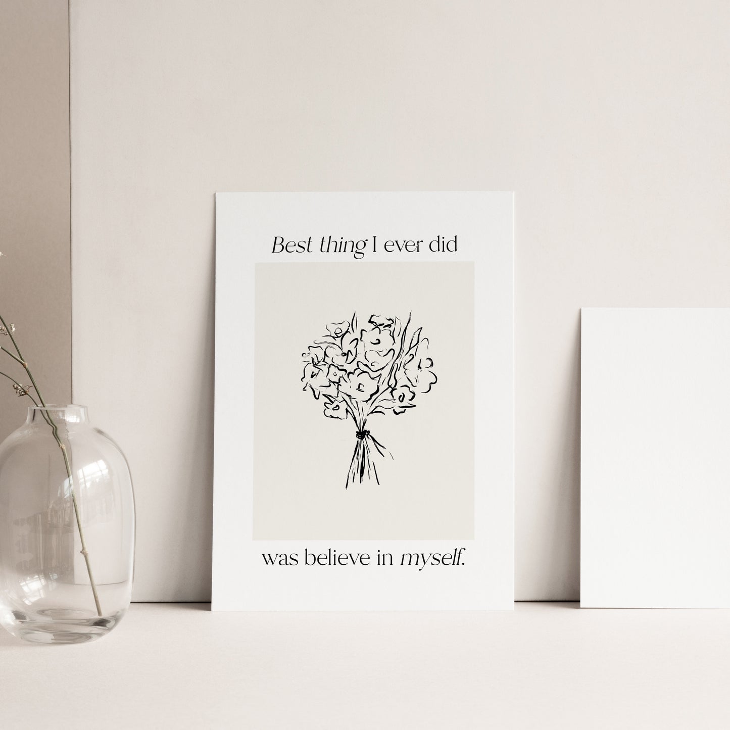 Postkarte 'Believe'