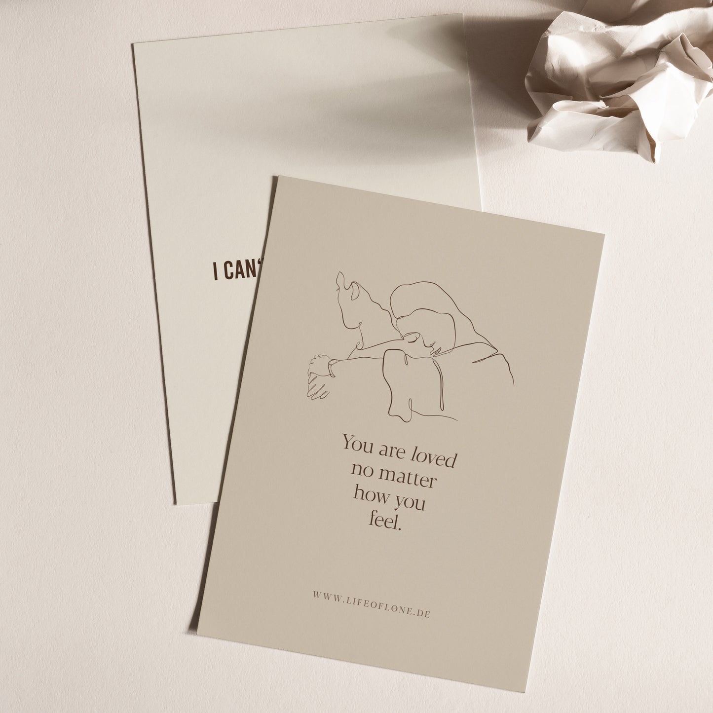 Postkarte 'You are loved'
