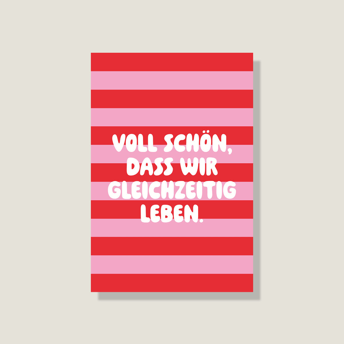 Postkarte 'Voll schön'