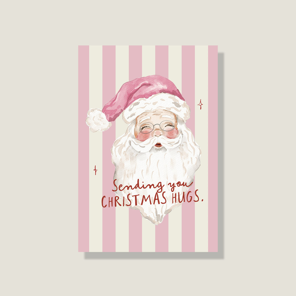 Postkarte 'Christmas Hugs'