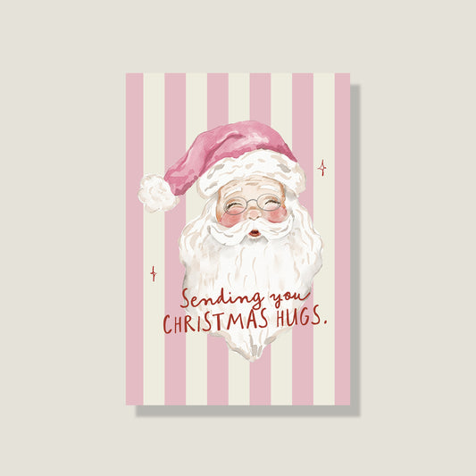 Postkarte 'Christmas Hugs'