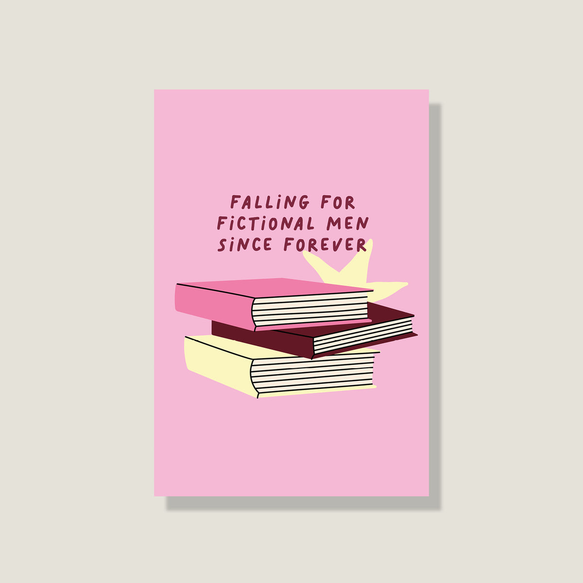 Postkarte 'Fictional men'