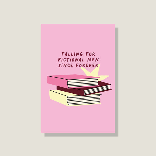 Postkarte 'Fictional men'