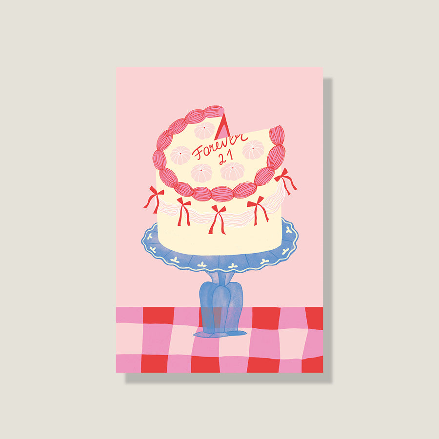 Postkarte 'Forever 21'