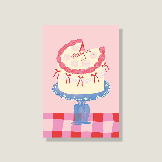 Postkarte 'Forever 21'