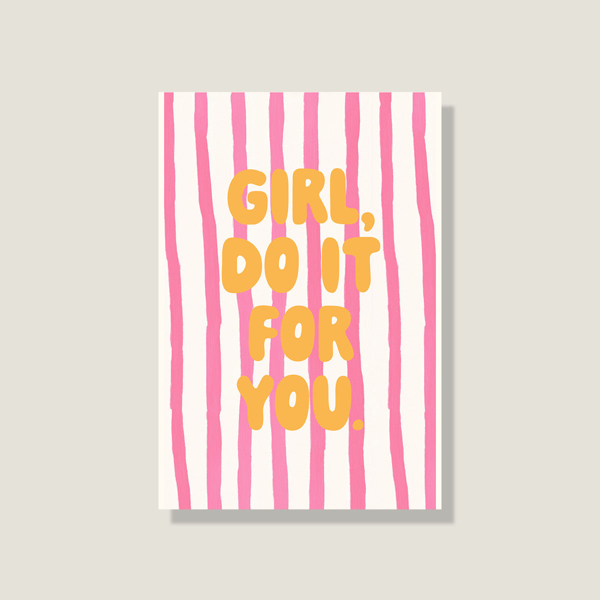 Postkarte 'Do it for you'