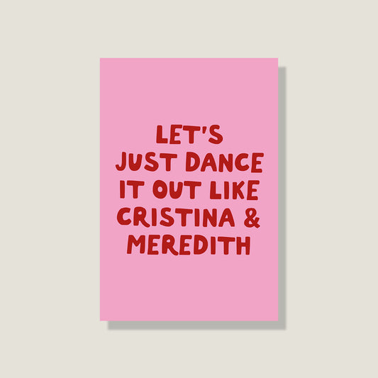 Postkarte 'Cristina & Meredith'
