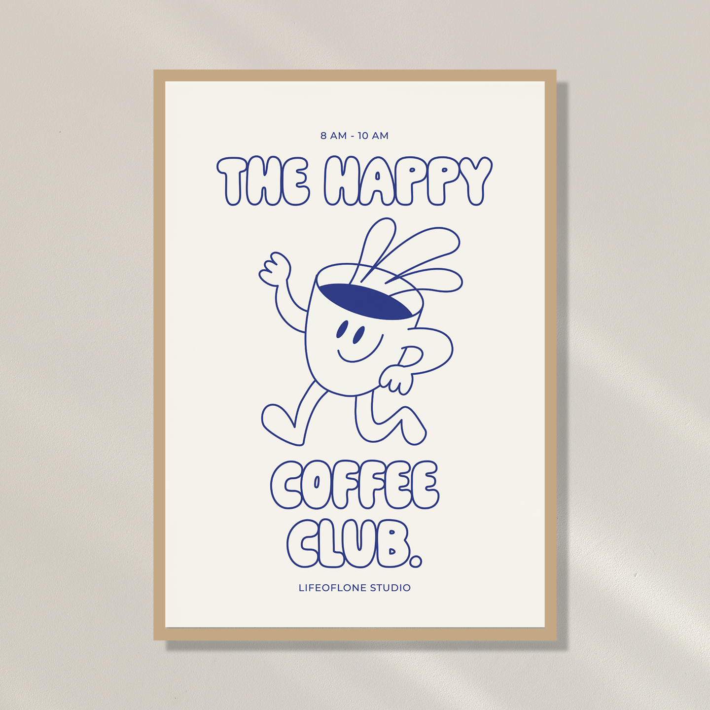 Poster 'Coffee club'