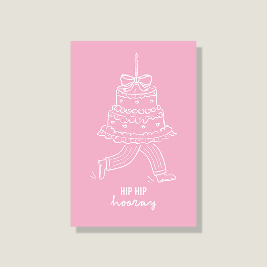 Postkarte 'Hooray'