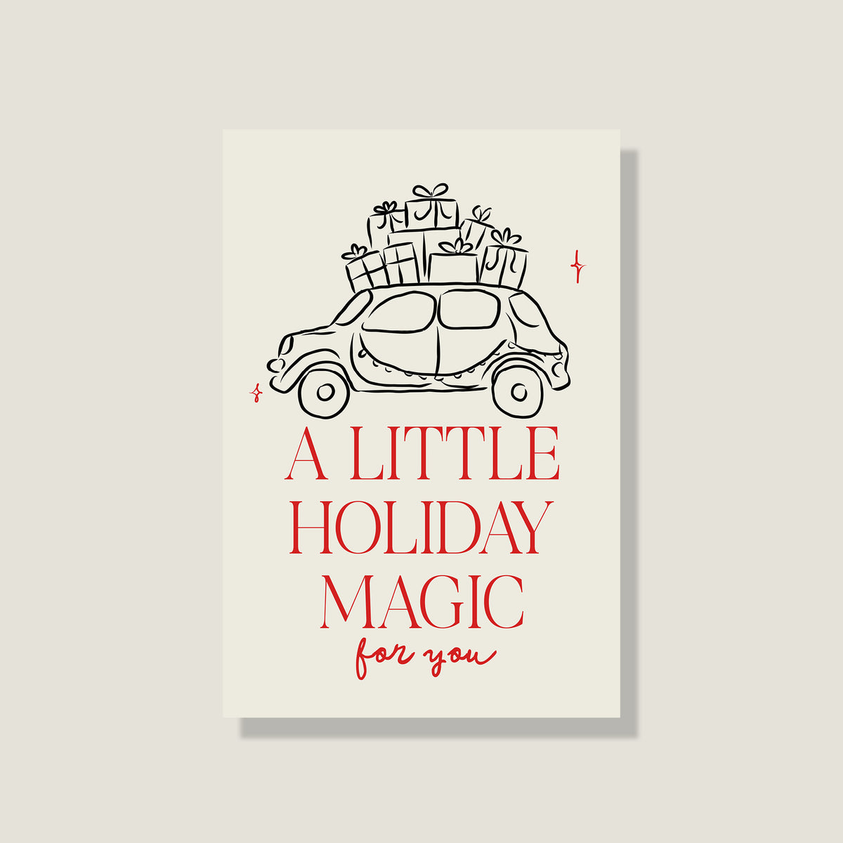 Postkarte 'Holiday Magic'