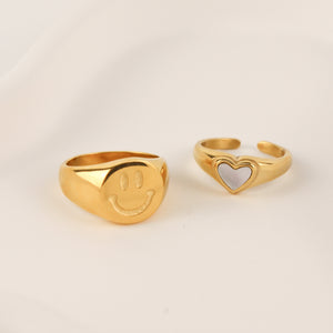 Ring 'Pearl Heart'