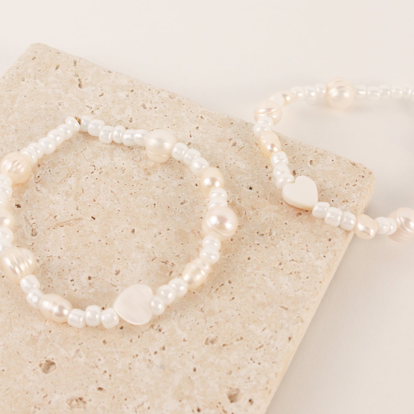 Armband 'Pearl Heart'